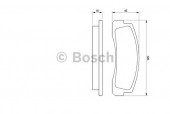 Bosch 0 986 466 601 Тормозные колодки, к-т дисковые