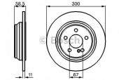 Bosch 0 986 478 472 Тормозной диск, 1шт