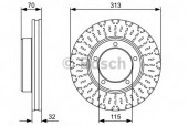 Bosch 0 986 479 567 Тормозной диск, 1шт