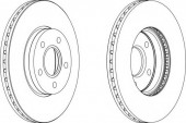 Ferodo DDF1222 Тормозной диск, 1шт