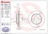 Brembo 09.7043.10 ��������� ����, 1��