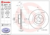 Brembo 09.9077.11 ��������� ����, 1��