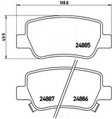 Brembo P 83 112 Тормозные колодки Brembo