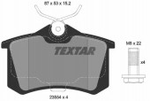 Textar 2355401 Тормозные колодки дисковые TEXTAR