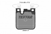 Textar 2502902 Тормозные колодки дисковые TEXTAR