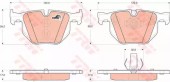 Trw GDB1730 Тормозные колодки