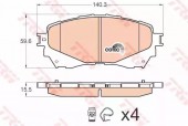 Trw GDB3580 Тормозные колодки