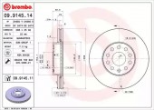 Brembo 09.9145.11   Brembo Painted disk