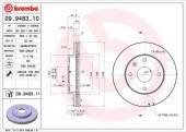 Brembo 09.9483.11   Chevrolet Lacetti,   