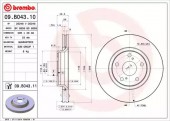 Brembo 09.B043.10 ��������� ���� Brembo