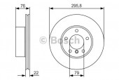 Bosch 0 986 479 R72 Тормозной диск Bosch