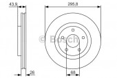 Bosch 0 986 479 R89 Тормозной диск Bosch