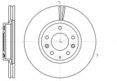 Remsa 61235.10 Тормозной диск