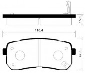 Hong Sung Brake HP1037 ��������� ������� HSB