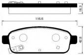 Hong Sung Brake HP2022 Тормозные колодки HSB