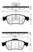 Hong Sung Brake HP3009 Тормозные колодки HSB