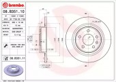 Brembo 08.B351.11 Тормозной диск
