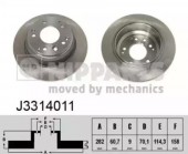 Nipparts J3314011 Тормозной диск