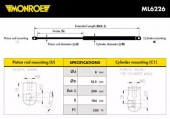 Monroe ML6226 Амортизатор капота
