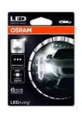 Osram 6498CW-01B   Osram LED cool white 6000K 1 (1W 12V SV8,5-8)