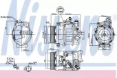 Nissens 890634 Компрессор кондиционера First Fit