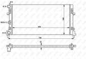 Nrf 53024A Радиатор охлаждения двигателя