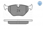 Meyle 025 216 9117 Задние тормозные колодки на BMW 3 (E46) с 1998