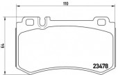 Brembo P 50 061 Тормозные колодки дисковые