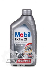 Фото 1 - Mobil Extra 2T Полусинтетическое масло для 2Т двигателей 