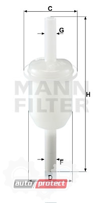  1 - Mann Filter WK 31/4 (10)   