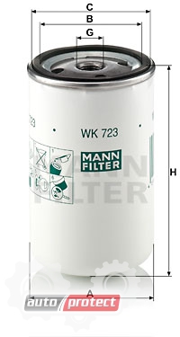  1 - Mann Filter WK 723 (10)   