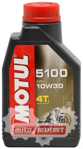 Фото 2 - Motul 5100 4T 10W-30 Полусинтетическое масло для 4Т двигателей 