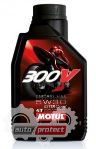 Motul Factory Line 300V 4T 5W-30 Синтетическое масло для 4Т двигателей Фото 1 - Motul Factory Line 300V 4T 5W-30 Синтетическое масло для 4Т двигателей