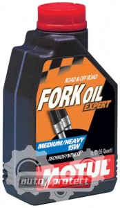 Фото 1 - Motul Fork Oil Expert Medium Heavy 15W Синтетическое масло для мотовилок 