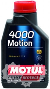 Motul 4000 MOTION SAE 10W-30 Минеральное моторное масло 1 Фото 1 - Motul 4000 MOTION SAE 10W-30 Минеральное моторное масло 1