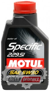  1 - Motul SPECIFIC 229.51 SAE 5W-30    