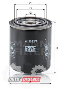  2 - Mann Filter W 9023/1  