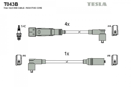  1 - Tesla T043B  i  