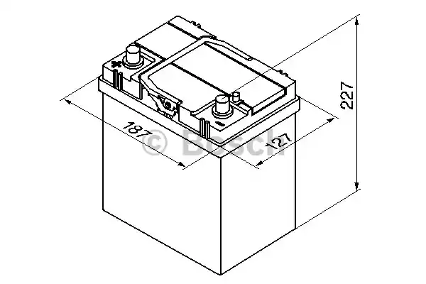  1 - Bosch S4 Asia Silver 40 330A +/-   