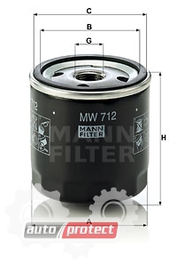  2 - Mann Filter MW 712   