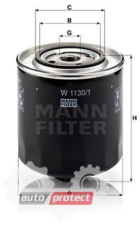  2 - Mann Filter W 1130/1   