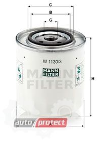  2 - Mann Filter W 1130/3   
