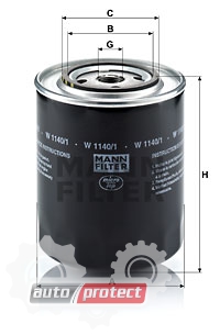  2 - Mann Filter W 1140/1   