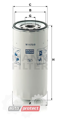  2 - Mann Filter W 1170/9   