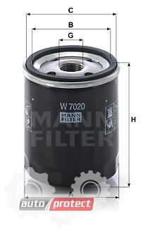  2 - Mann Filter W 7020   