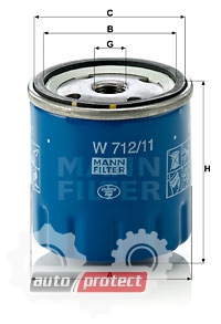  2 - Mann Filter W 712/11   