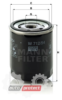  2 - Mann Filter W 712/54   