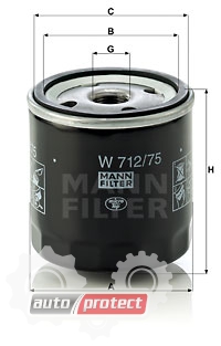  2 - Mann Filter W 712/75   