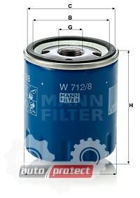  2 - Mann Filter W 712/8   