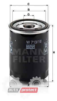 2 - Mann Filter W 713/16   